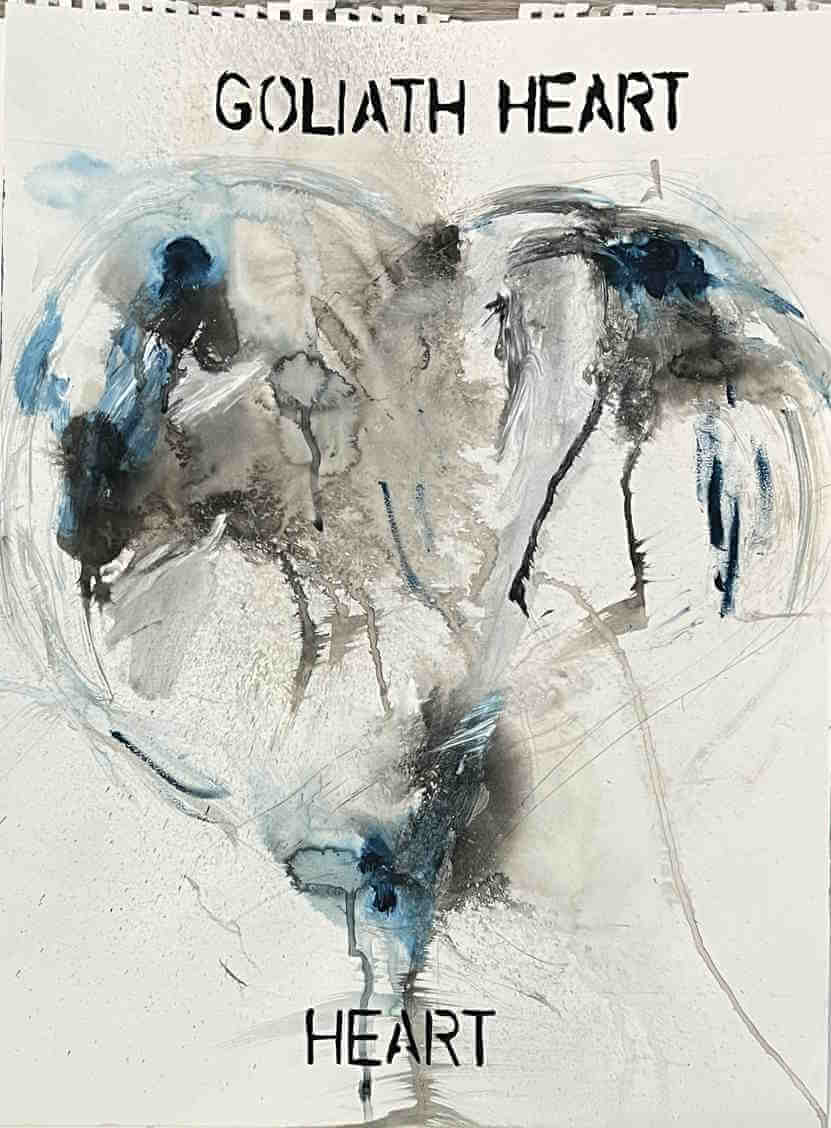 Leo Boeckl's study for the Goliath heart Series