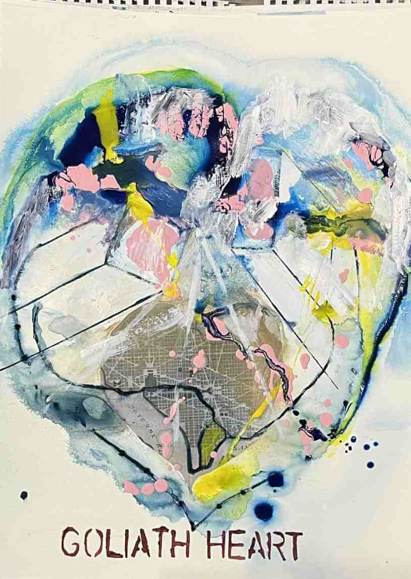 Leo Boeckl's study for the Goliath heart Series