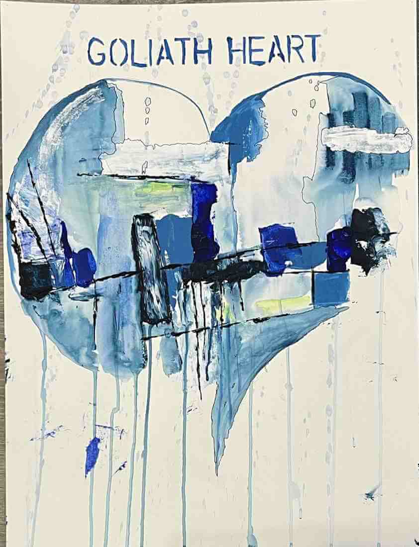 Leo Boeckl's study for the Goliath heart Series