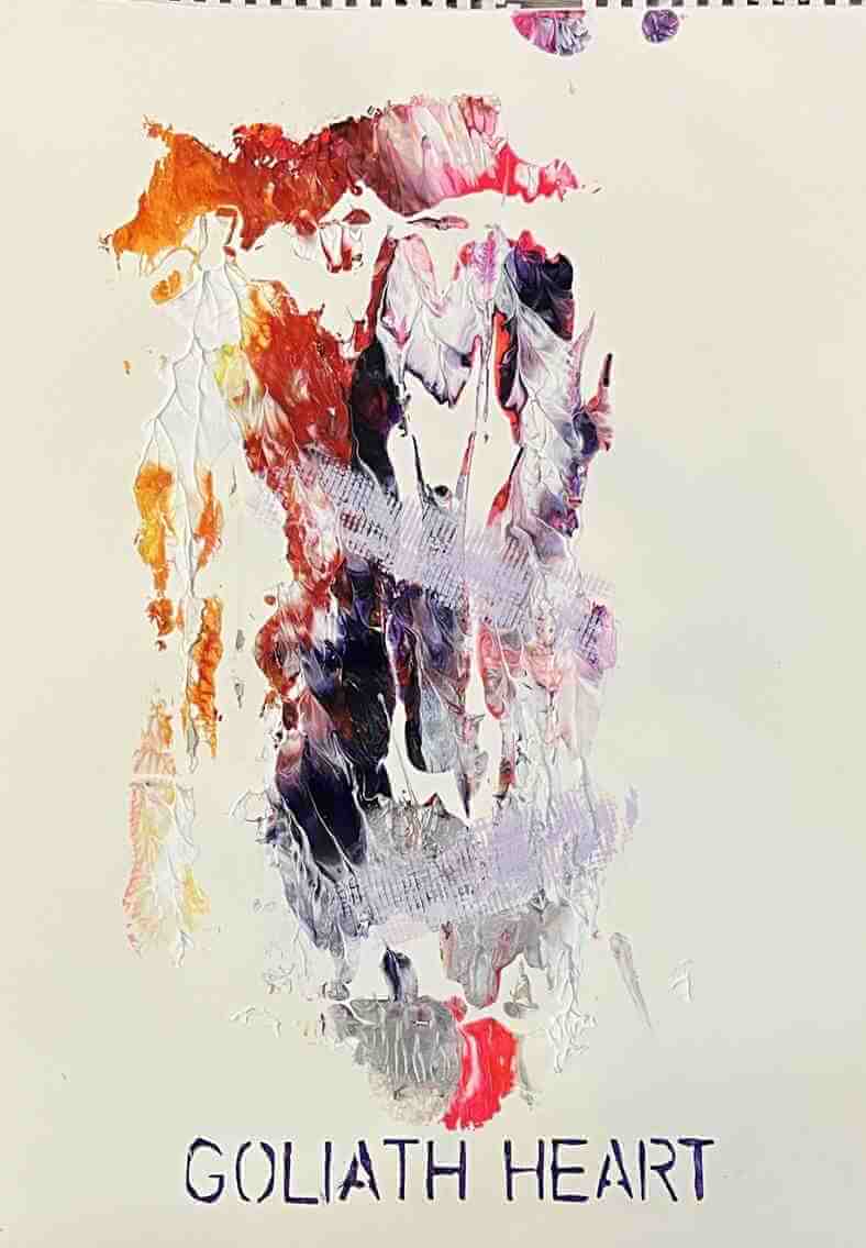 Leo Boeckl's study for the Goliath heart Series