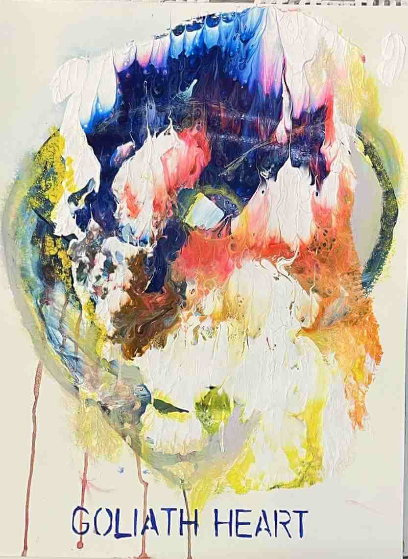 Leo Boeckl's study for the Goliath heart Series