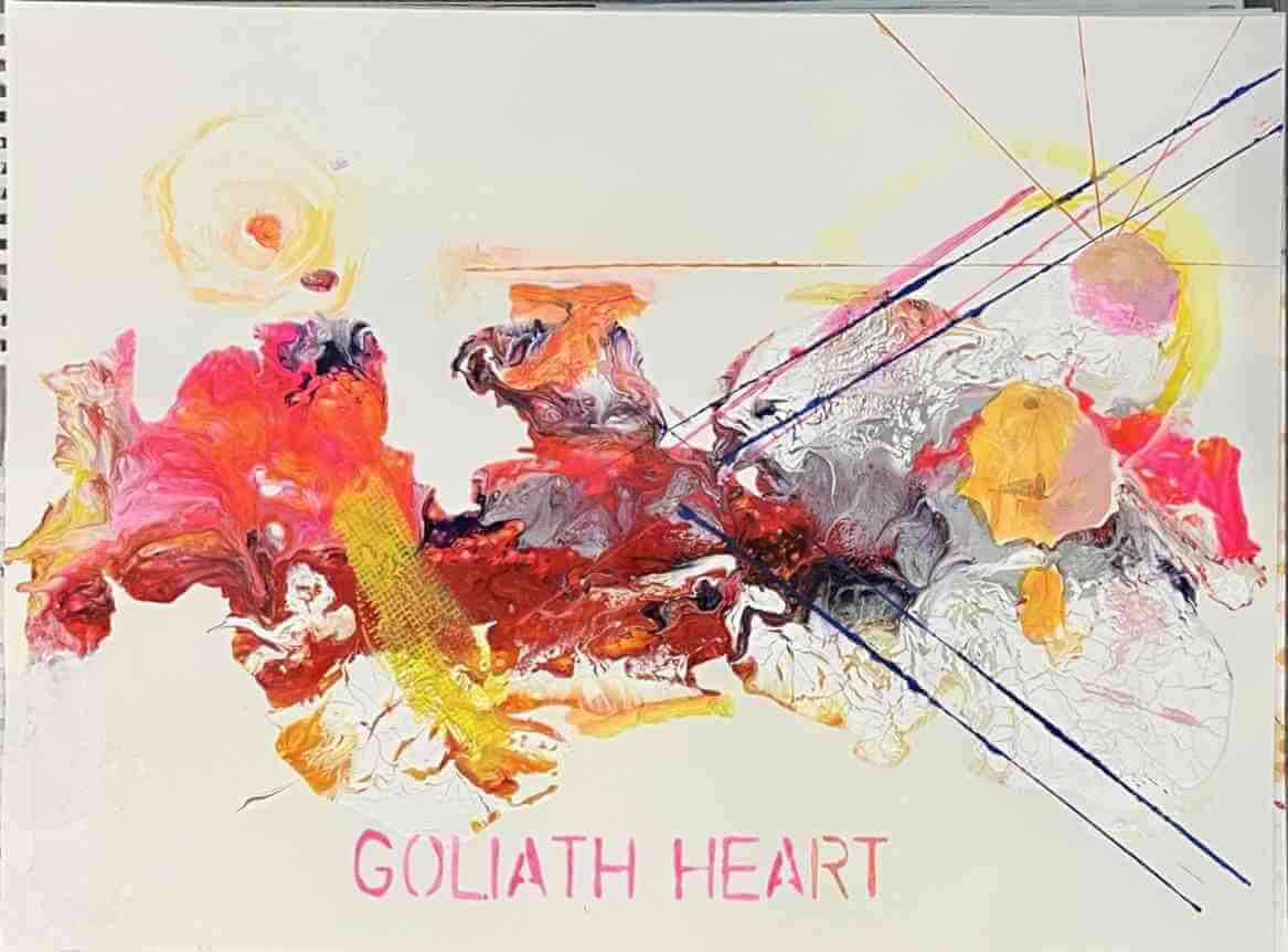 Leo Boeckl's study for the Goliath heart Series