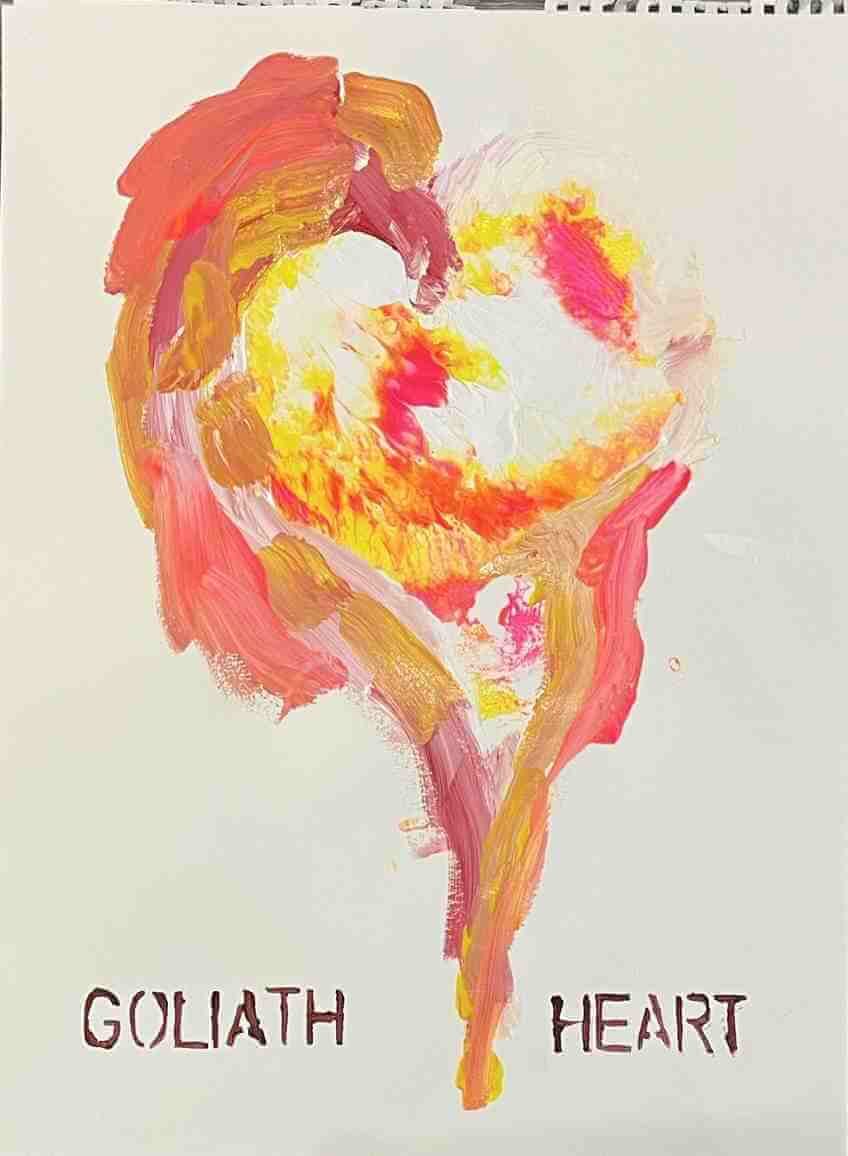 Leo Boeckl's study for the Goliath heart Series